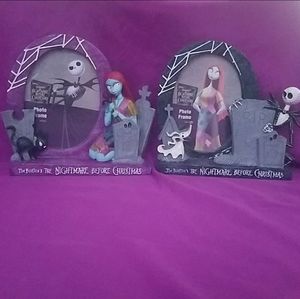2 Nightmare Before Christmas Picture Frames